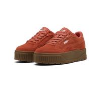 Sneaker PUMA "Karmen II Idol Suede Sneakers Damen", Herren, Gr. 38, amarena orange, Obermaterial: Synthetik, Textil, Kuhleder; Futter: Textil; Innensohle: Textil; Laufsohle: Gummi, Schuhe Sneaker (123