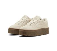 Sneaker PUMA "Karmen II Idol Suede Sneakers Damen", Herren, Gr. 36, alpine snow weiß, Obermaterial: Synthetik, Textil, Kuhleder. Futter: Textil. Innensohle: Textil. Laufsohle: Gummi, Schuhe Sneaker (3