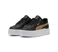 Sneaker PUMA "KARMEN II IDOL TOPCAT", Damen, Gr. 37,5, puma schwarz, toasted almond, Synthetik, Schuhe Sneaker, für sportliche Aktivitäten und Streetwear, mit Schnürung (24438153-37,5) puma schwarz, t