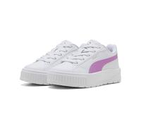 Sneaker PUMA "Karmen II Sneakers Mädchen", Mädchen, Gr. 28, rosa (weiß mauve pop silber pink metallic), Obermaterial: Textil, Synthetik. Futter: Textil. Innensohle: Textil. Laufsohle: Gummi, Schuhe Sn