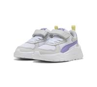 Sneaker PUMA "Lite Sneakers Kinder", Kinder, Gr. 25, lila (weiß lavender alert glacial gray lila), Obermaterial: Synthetik, Textil; Futter: Textil; Innensohle: Textil; Laufsohle: Synthetik, Schuhe (41