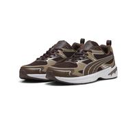 Sneaker PUMA "Milenio Tech 2000 Sneakers Erwachsene", Damen, Gr. 39, braun (chocolate fondue chestnut braun totally taupe), Obermaterial: Synthetik, Textil. Futter: Textil. Innensohle: Textil. Laufsoh
