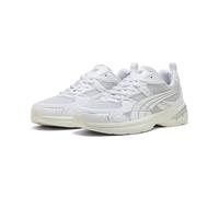 Sneaker PUMA "Milenio Tech 2000 Sneakers Erwachsene", Herren, Gr. 38,5, weiß (weiß cool light gray silber metallic), Obermaterial: Textil, Synthetik. Futter: Textil. Innensohle: Textil. Laufsohle: Gum