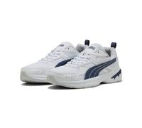 Sneaker PUMA "Milenio Tech 2000 Sneakers Erwachsene", Gr. 39, silber (weiß persian blau silber metallic), Obermaterial: Synthetik, Textil; Futter: Textil; Innensohle: Textil; Laufsohle: Gummi, Schuhe