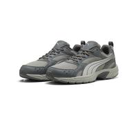 Sneaker PUMA "Milenio Tech Light Sneakers Erwachsene", Herren, Gr. 48, smokey gray silber cool schwarz metallic, Obermaterial: Synthetik, Textil. Futter: Textil. Innensohle: Textil. Laufsohle: Gummi, 
