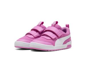 Sneaker PUMA "MULTIFLEX 2 MESH V PS", Mädchen, Gr. 31, mauve pop, puma weiß, Textil, unifarben, Schuhe Sneaker, für vielseitige Aktivitäten, mit Klettverschluss, aus Textil (26151542-31) mauve pop, pu