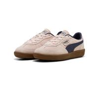 Sneaker PUMA "PALERMO", Damen, Gr. 40,5, jasmine flower, gum, deep plum, Leder, mehrfarbig, Schuhe Sneaker, aus Leder, mit Synthetik-Innenmaterial, mit Schnürverschluss (61727656-40,5) jasmine flower,