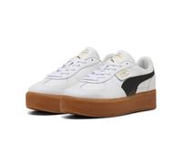 Sneaker PUMA "PALERMO ELEVATA LTH WNS", Gr. 37, puma weiß, gum, Leder, unifarben, sportlich, Schuhe (76281814-37) puma weiß, gum