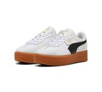Sneaker PUMA "PALERMO ELEVATA LTH WNS", Damen, Gr. 37, weiß (puma weiß, gum), Leder, unifarben, Schuhe Sneaker, aus Leder, herausnehmbare Innensohle, Innenmaterial aus Textil (76281814-37) puma weiß, 