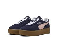 Sneaker PUMA "PALERMO ELEVATA WNS", Gr. 42, new navy, mauve mist, Leder, mehrfarbig, Schuhe (32841316-42) new navy, mauve mist
