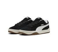 Sneaker PUMA "Park Lifestyle Easy Suede Sneakers Erwachsene", Herren, Gr. 37, schwarz, weiß gum beige, Obermaterial: Synthetik, Kuhleder, Textil; Futter: Textil; Innensohle: Textil; Laufsohle: Gummi,