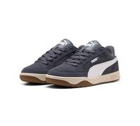 Sneaker PUMA "PARK LT SD", Herren, Gr. 45, grau (moody gray, puma weiß), Leder, unifarben, Schuhe Sneaker, für Alltag, mit SOFTFOAM+ Dämpfung, sportlicher Stil (95523045-45) moody gray, puma weiß