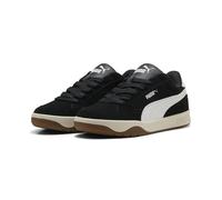 Sneaker PUMA "PARK LT SD", Herren, Gr. 45, puma schwarz, puma weiß, Leder, unifarben, Schuhe Sneaker, aus Leder, mit Textil-Innenmaterial, mit Schnürverschluss (48831563-45) puma schwarz, puma weiß