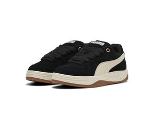 Sneaker PUMA "PARK LUNA SD", Damen, Gr. 37,5, puma schwarz, alpine snow, Leder, unifarben, Schuhe Sneaker, aus Leder, mit Schnürverschluss, mit Innenmaterial aus Textil (30426543-37,5) puma schwarz, a