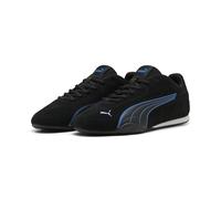 Sneaker PUMA "PUMA Catch Sneakers Erwachsene", Damen, Gr. 44, schwarz racing blau, Obermaterial: Textil, Kuhleder, Synthetik. Futter: Textil. Innensohle: Textil. Laufsohle: Gummi, Schuhe Sneaker (1866