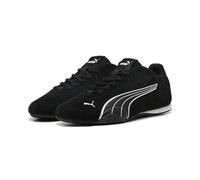 PUMA Unisex Catch Suede Sneaker, Black x White, 46 EU