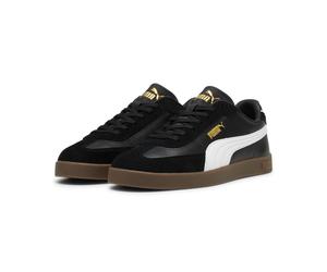 Sneaker PUMA "PUMA Club II Era Sneakers Erwachsene", Damen, Gr. 41, schwarz-weiß (schwarz, weiß gold), Obermaterial: Kuhleder, Synthetik, Leder. Futter: Textil, Synthetik. Innensohle: Textil. Laufsohl