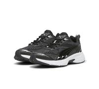 Sneaker PUMA "PUMA Morphic Base Sneakers Erwachsene", Herren, Gr. 45, schwarz-weiß (schwarz, weiß), Obermaterial: Textil, Synthetik; Futter: Textil; Innensohle: Textil; Laufsohle: Gummi, Schuhe Sneake