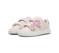 Sneaker PUMA "PUMA Smash 3.0 Sneakers Mädchen", Kinder, Gr. 23, pink (frosty pink strawberry burst weiß silber), Obermaterial: Textil, Synthetik; Futter: Textil; Innensohle: Textil; Laufsohle: Gummi, 