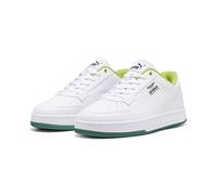 Sneaker PUMA "PUMA x ASTON MARTIN ARAMCO F1 TEAM Caven 2.0 Sneakers", Damen, Gr. 44, weiß lime shimmer grün, Obermaterial: Textil, Synthetik; Futter: Textil; Laufsohle: Gummi, Schuhe Sneaker (32544268