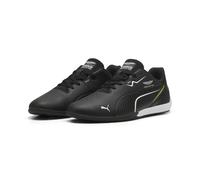 Sneaker PUMA "PUMA x ASTON MARTIN ARAMCO F1 TEAM Drift Cat 11 Low Sneakers", Herren, Gr. 40.5, schwarz (schwarz grün lux), Obermaterial: Textil, Synthetik. Futter: Textil. Innensohle: Textil. Laufsohl