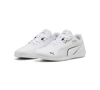 Sneaker PUMA "PUMA x ASTON MARTIN ARAMCO F1 TEAM Drift Cat 11 Low Sneakers", Herren, Gr. 40.5, weiß (weiß grün lux), Obermaterial: Textil, Synthetik. Futter: Textil. Innensohle: Textil. Laufsohle: Gum