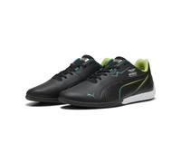 Sneaker PUMA "PUMA x ASTON MARTIN ARAMCO F1 TEAM Drift Cat 11 Sneakers", Gr. 44, schwarz grün lux, Obermaterial: Synthetik, Textil; Futter: Textil; Innensohle: Textil; Laufsohle: Gummi, Schuhe Sneaker
