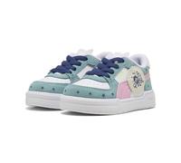 Sneaker PUMA "PUMA x GABBY'S DOLLHOUSE CA Pro Sneakers Mädchen", Mädchen, Gr. 26, weiß pink shimmer, Obermaterial: Synthetik, Textil, Kuhleder. Futter: Textil. Innensohle: Textil. Laufsohle: Gummi, Sc