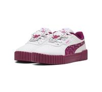 Sneaker PUMA "PUMA x HELLO KITTY AND FRIENDS Carina 3.0 Sneakers Mädchen", Kinder, Gr. 31, weiß berry pink, Obermaterial: Synthetik, Textil; Futter: Textil; Innensohle: Textil; Laufsohle: Gummi, Schuh