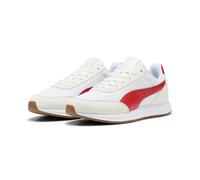 Sneaker PUMA "R78 LIGHTWIND", Damen, Gr. 40, puma weiß, candy apple, warm weiß, Textil, mehrfarbig, Schuhe Sneaker, mit Mesh-Obermaterial, mit SOFTFOAM+ Einlegesohle (63664236-40) puma weiß, candy app
