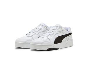 Sneaker PUMA "RBD BREAK LOW", Damen, Gr. 39, Textil, puma weiß, puma schwarz, Leder, mehrfarbig, Schuhe Sneaker, für sportlichen Streetstyle, mit Leder-Obermaterial (88051505-39) puma weiß, puma schwa