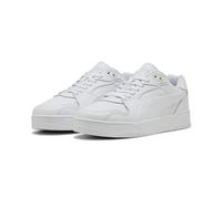 PUMA RBD Break Low Unisex-Sneaker, Weiß/Kühles Hellgrau/Schwarz, 7.5 UK