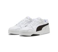 Sneaker PUMA "RBD BREAK LOW", Damen, Gr. 47, puma weiß, puma schwarz, Leder, mehrfarbig, Schuhe Sneaker, für sportlichen Streetstyle, mit Leder-Obermaterial (88051505-47) puma weiß, puma schwarz