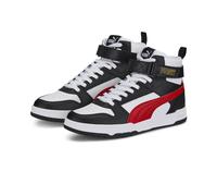 Sneaker PUMA "Rebound Game" Gr. 45, bunt (weiß, schwarz, rot) Schuhe Puma (63455826-45)