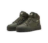 Sneaker PUMA "Rebound Abrupt Sneakers Erwachsene", Herren, Gr. 39, weiß (canvas schwarz olive weiß beige grün), Obermaterial: Textil, Synthetik, Kuhleder; Futter: Textil; Laufsohle: Gummi, Schuhe (947