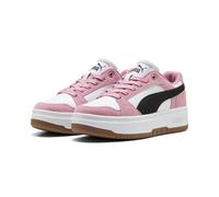 PUMA Rebound Femme Low Suede Sneaker Damen 02 - PUMA white/PUMA black/poised pink 40