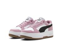 PUMA Rebound Femme Low Suede Sneaker Damen 02 - PUMA white/PUMA black/poised pink 40