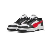 Sneaker PUMA "REBOUND SLAM LO", Herren, Gr. 42, rot (puma schwarz, puma rot, puma weiß), Synthetik, mehrfarbig, Schuhe Sneaker (11379005-42) puma schwarz, puma rot, puma weiß