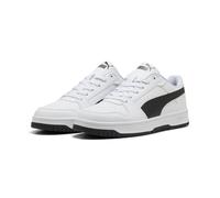 Sneaker PUMA "REBOUND SLAM LO", Herren, Gr. 47, Textil, schwarz-weiß (puma weiß, puma schwarz), Synthetik, mehrfarbig, Schuhe Sneaker (77558953-47) puma weiß, puma schwarz