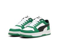 Sneaker PUMA "REBOUND SLAM LO JR", Mädchen, Gr. 37, grün (archive grün, puma schwarz, puma weiß), Synthetik, Schuhe Sneaker (33694036-37) archive grün, puma schwarz, puma weiß