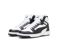 PUMA Unisex Rebound V6 Turnschuhe, Puma White Puma Black Shadow Gray Puma White, 38 EU