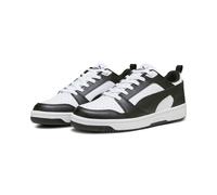 PUMA Rebound V6 Low Unisex Sneaker , Puma White Puma Black Puma White, 43 EU
