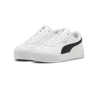 Sneaker PUMA "ROMA FEMININE WNS", Damen, Gr. 39, schwarz-weiß (puma weiß, puma schwarz), Leder, unifarben, Schuhe Sneaker (12824056-39) puma weiß, puma schwarz
