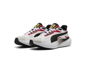 Sneaker PUMA "Scuderia Ferrari Hypnotic Sneakers Erwachsene", Herren, Gr. 43, schwarz-weiß (weiß schwarz), Obermaterial: Kuhleder, Synthetik, Textil. Futter: Textil. Innensohle: Textil. Laufsohle: Gum