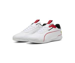 Sneaker PUMA "Scuderia Ferrari Neo Cat 3.0 Sneakers Erwachsene", Damen, Gr. 47, rot (weiß schwarz), Obermaterial: Textil, Synthetik. Futter: Textil. Innensohle: Textil. Laufsohle: Gummi, Schuhe Sneake