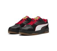 Sneaker PUMA "Scuderia Ferrari RBD Break Low Sneakers Erwachsene", Damen, Gr. 42, weiß (schwarz, weiß), Obermaterial: Synthetik, Kuhleder, Textil; Futter: Textil; Innensohle: Textil; Laufsohle: Gummi,