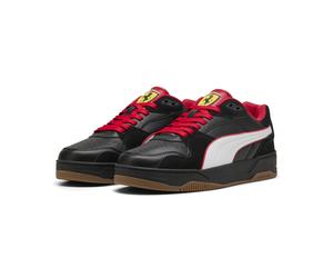 Sneaker PUMA "Scuderia Ferrari RBD Break Low Sneakers Erwachsene", Damen, Gr. 43, weiß (schwarz, weiß), Obermaterial: Synthetik, Kuhleder, Textil; Futter: Textil; Innensohle: Textil; Laufsohle: Gummi,