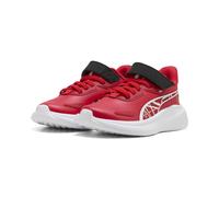 Sneaker PUMA "Scuderia Ferrari Skyrocket Sneakers Kinder", Kinder, Gr. 27,5, rot (rosso corsa weiß rot), Obermaterial: Synthetik, Textil. Futter: Textil. Innensohle: Textil. Laufsohle: Synthetik, Schu