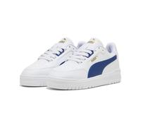 Sneaker PUMA "Shuffle Downtown Low Sneakers Jugendliche", Jungen, Gr. 36, blau (weiß clyde royal gold blau), Obermaterial: Synthetik, Textil. Futter: Textil. Innensohle: Textil. Laufsohle: Gummi, Schu