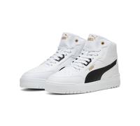 Sneaker PUMA "SHUFFLE DOWNTOWN MID", Damen, Gr. 40, schwarz-weiß (puma weiß, puma schwarz, puma gold), Schuhe Sneaker (46532555-40) puma weiß, puma schwarz, puma gold